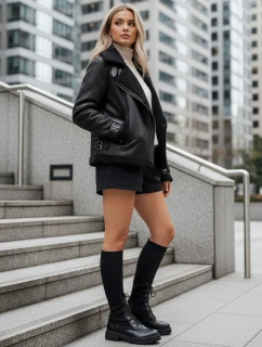 Dámské ponožkové boty černé FashionStreet ZY1014