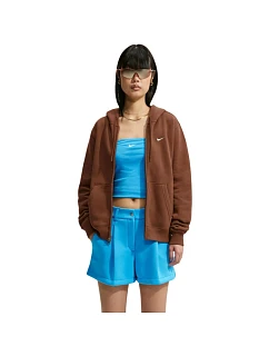Dámská mikina Nike Studio Fleece Medium Weight, světle hnědá, IM8504, 259