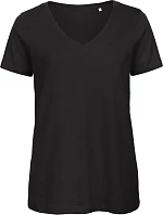 B&C Inspire V T /women_° Dámské tričko s výstřihem do V 01.TW45 black