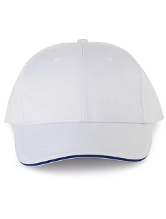 WK WKP 145 6 panelová kšiltovka 20.145W white/navy