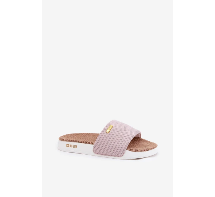 Dámské pantofle Big Star model 21692245 Světle růžové - Big Star Shoes