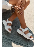 Dámské Sportovní Sandály Na Platformě Big Star model 21693771 Béžové - Big Star Shoes Dámské Sportovní Sandály Na Platformě Big Star model 21693771 Béžové - Big Star Shoes