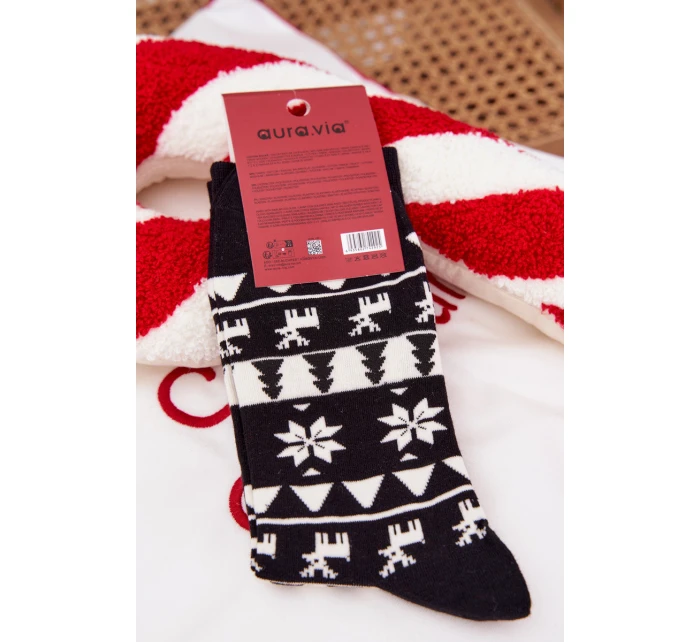 Pánské Vánoční Ponožky S Černé model 21786692 - Aura.via