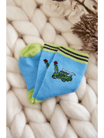 Dětské bavlněné ponožky se vzory 5-balení vícebarevné