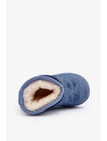 Dětské sněhule se třpytkami, Blue Sulinne