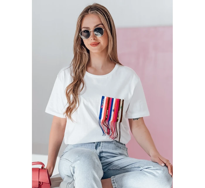 Dámské tričko FROND bílé Dstreet RY2601