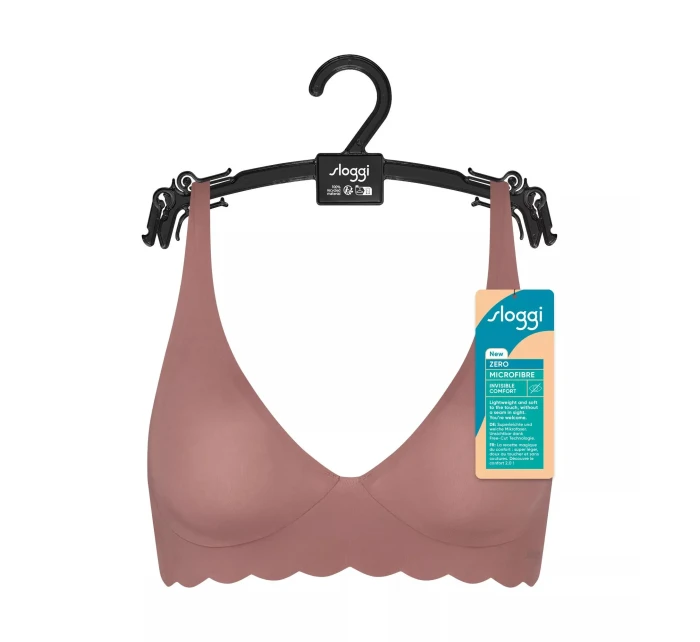 Dámská podprsenka ZERO Microfibre 2.0 Soft bra - CACAO - hnědá 1141 - SLOGGI