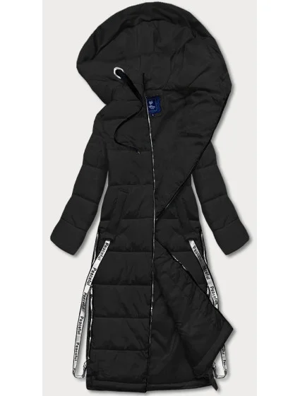 DŁUGA KURTKA PUCHOWA DAMSKA CZARNA model 21245101 - Ann Gissy