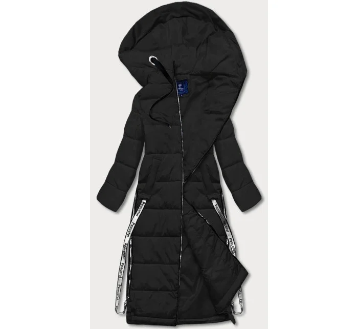 DŁUGA KURTKA PUCHOWA DAMSKA CZARNA model 21245101 - Ann Gissy