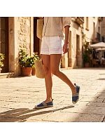 Dámské polobotky espadrille modré Potocki PY16373 Dámské polobotky espadrille modré Potocki PY16373