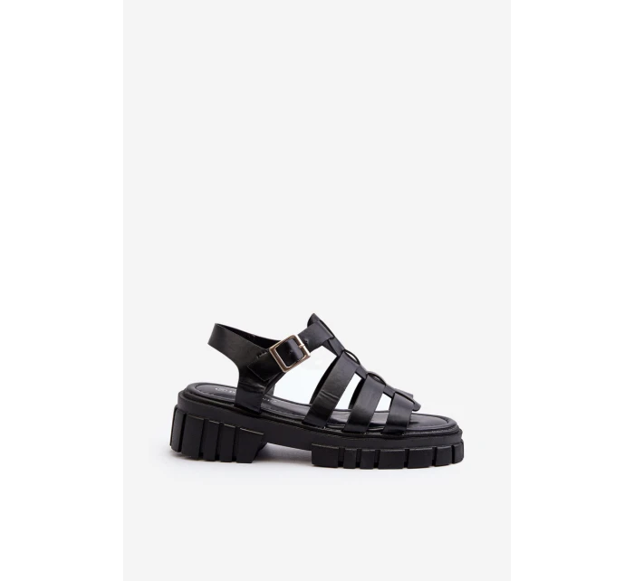 Dámské sandály černé model 21657072 - Boto Dámské sandály černé model 21657072 - Boto