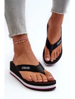 Dámské žabky na klínku Big Star Black Dámské žabky na klínku Big Star Black