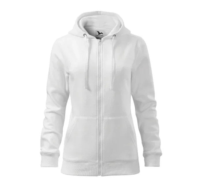 Trendy Zipper mikina dámská bílá Trendy Zipper mikina dámská bílá