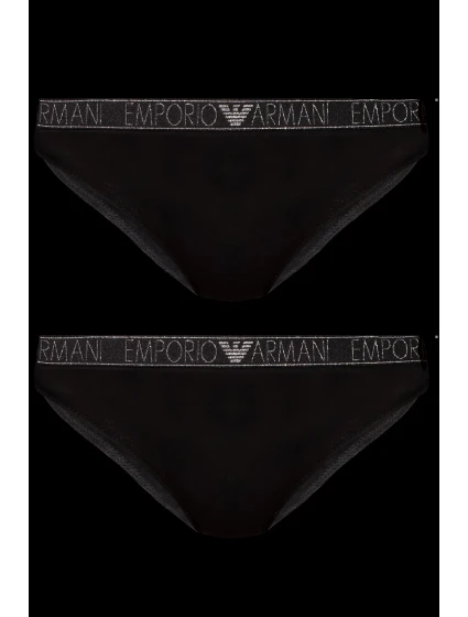 Dámské kalhotky 2PACK  00020 černé  model 19015176 - Emporio Armani