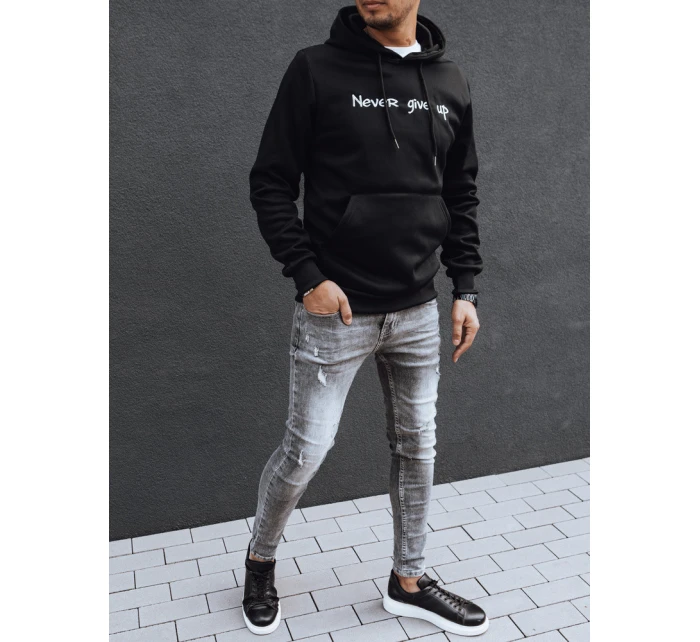 Pánská černá mikina s kapucí od Dstreet model 21978945 - FashionStreet