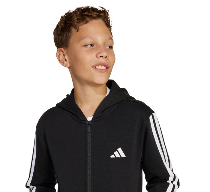 Dětská mikina Essentials FullZip černobílá model 21720560 - ADIDAS