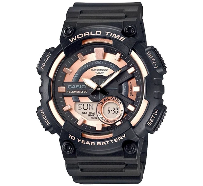 Pánské hodinky CASIO Gerton AEQ-110W-1A3VDF + BOX Pánské hodinky CASIO Gerton AEQ-110W-1A3VDF + BOX