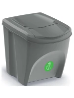 Odpadkové koše 25 l sortibox set4 ks šedý kámen dětské