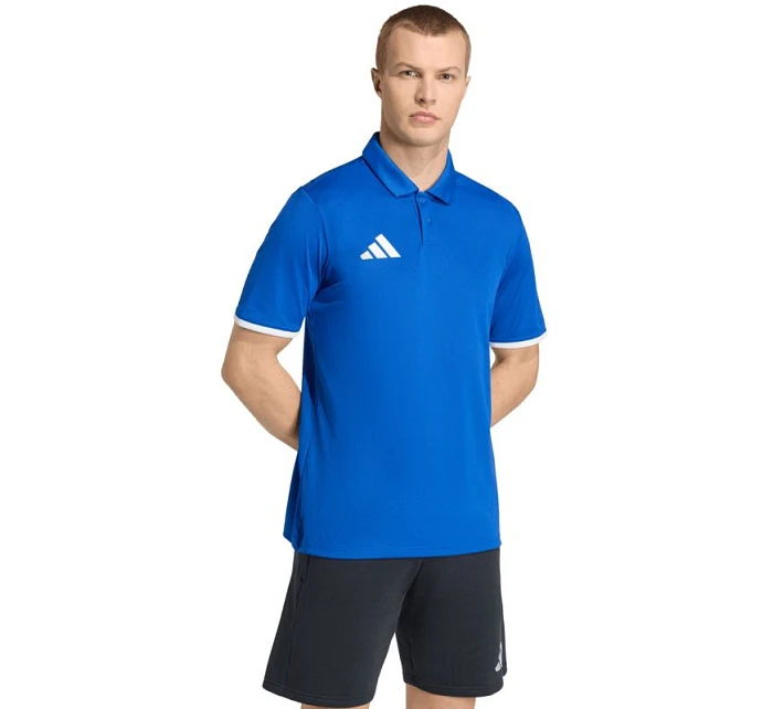 Pánské tričko adidas Entrada 26 Polo blue JZ6665 pánské Pánské tričko adidas Entrada 26 Polo blue JZ6665 pánské