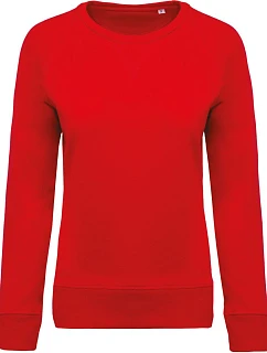 Kariban K 481 Dámská raglánová mikina z bio bavlny 20.K481 red