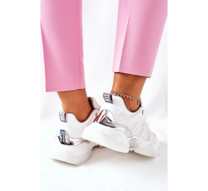 Dámské Sportovní Obuv Memory Foam Big Star II274088 Bile Dámské Sportovní Obuv Memory Foam Big Star II274088 Bile