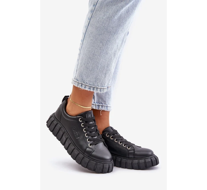 Zateplené dámské sneakersy Big Star MM274618 Černé Zateplené dámské sneakersy Big Star MM274618 Černé