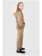 Dívčí Teplákové Kalhoty Joggery 4F Béžové 4FJWMM00TTROF0828-83S