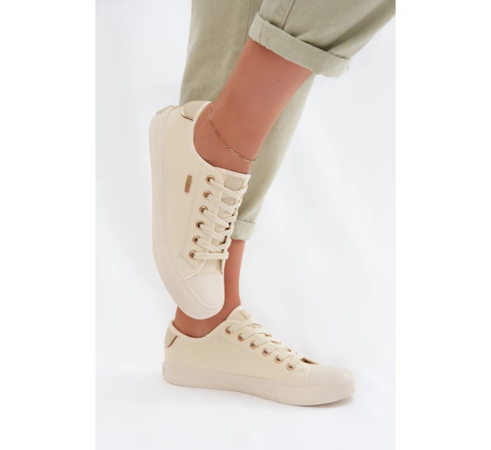 Dámské tenisky Big Star model 22016655 Světle béžové - Big Star Shoes