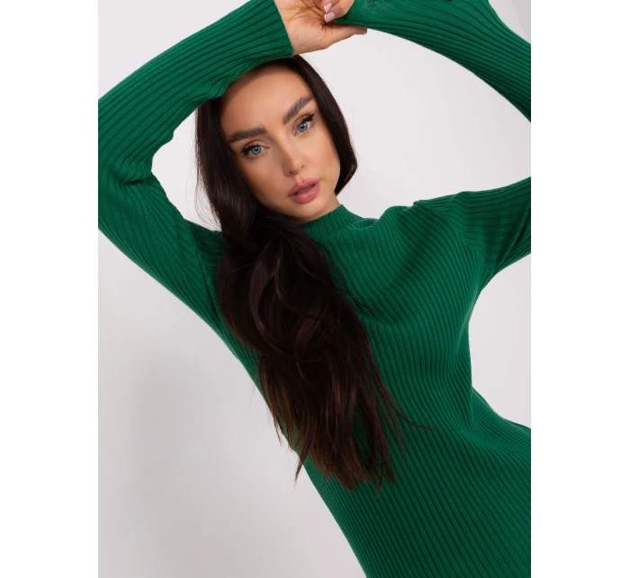 PM SK PM319 šaty.19 tmavě zelená