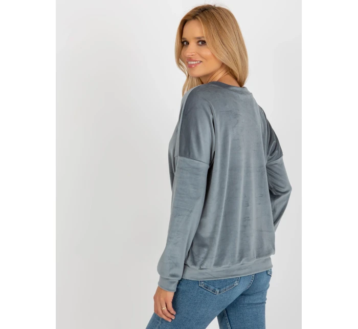 Mikina RV BL model 20742376 šedá - FPrice Mikina RV BL model 20742376 šedá - FPrice