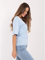 T shirt RV BZ model 22074559 jasny niebieski - FPrice T shirt RV BZ model 22074559 jasny niebieski - FPrice