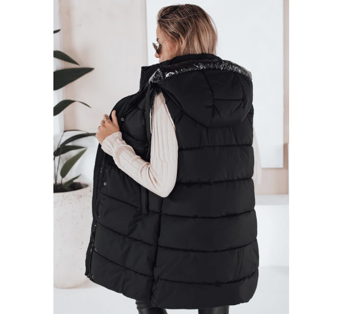 Dámská prošívaná vesta TOLIS černá FashionStreet TY3297