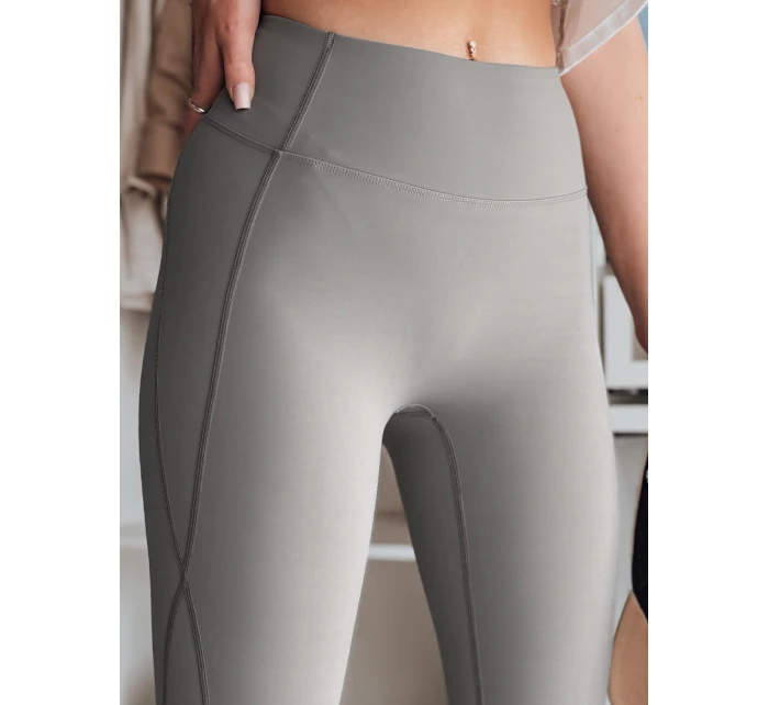 FITTATO dámské sportovní legíny tmavě šedé FashionStreet UY2609