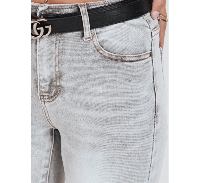 Dámské šedé džíny FashionStreet UY2802