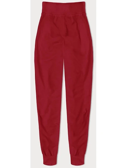 Tenké červené teplákové kalhoty model 21427445 - J.STYLE