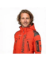 pánská sportovní bunda MEN 056 s kapucí nepromokavá červená pánské model 21349896 - Geographical Norway