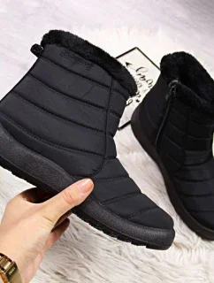 Nepromokavé sněhové boty na zip NEWS W model 20462732 černé - Inny