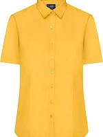 Daiber JN 679 Popelínová halenka s krátkým rukávem 02.0679 yellow