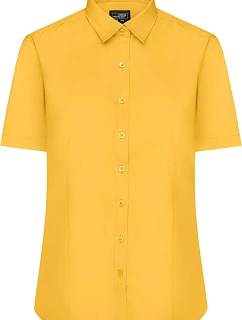 JN 679 Popelínová halenka s krátkým rukávem model 22488253 yellow - Daiber