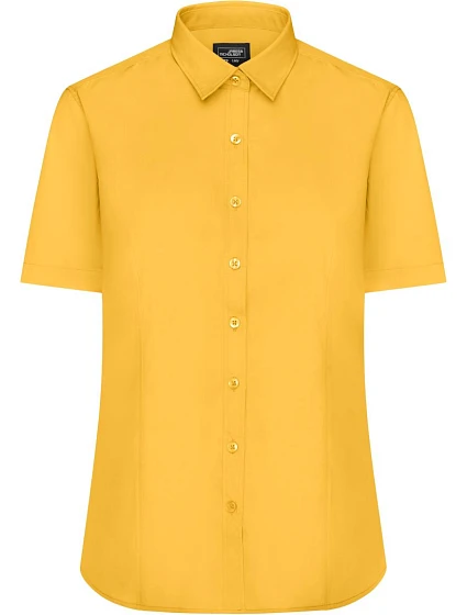 Daiber JN 679 Popelínová halenka s krátkým rukávem 02.0679 yellow Daiber JN 679 Popelínová halenka s krátkým rukávem 02.0679 yellow