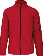 Kariban K 401 Pánská 3-vrstvá softshellová bunda 20.K401 red