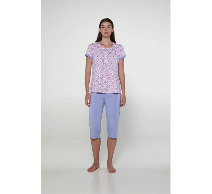 Pyžamo s knoflíkovou légou model 19697158 - Vamp