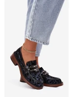 Kožené semišové dámské s detailem  Černé model 21715476 - D&A