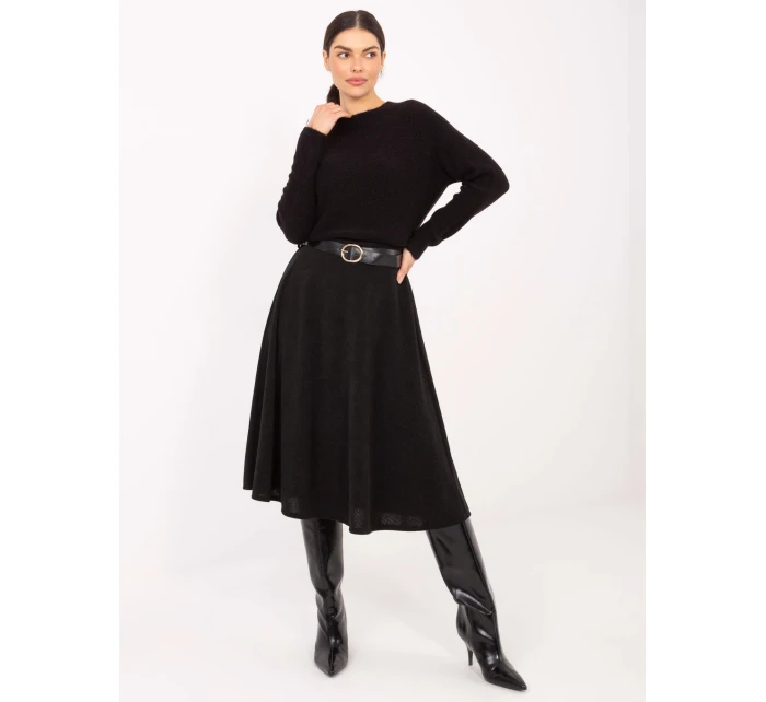 Spódnica IT SD model 21791049 czarny - FPrice Spódnica IT SD model 21791049 czarny - FPrice