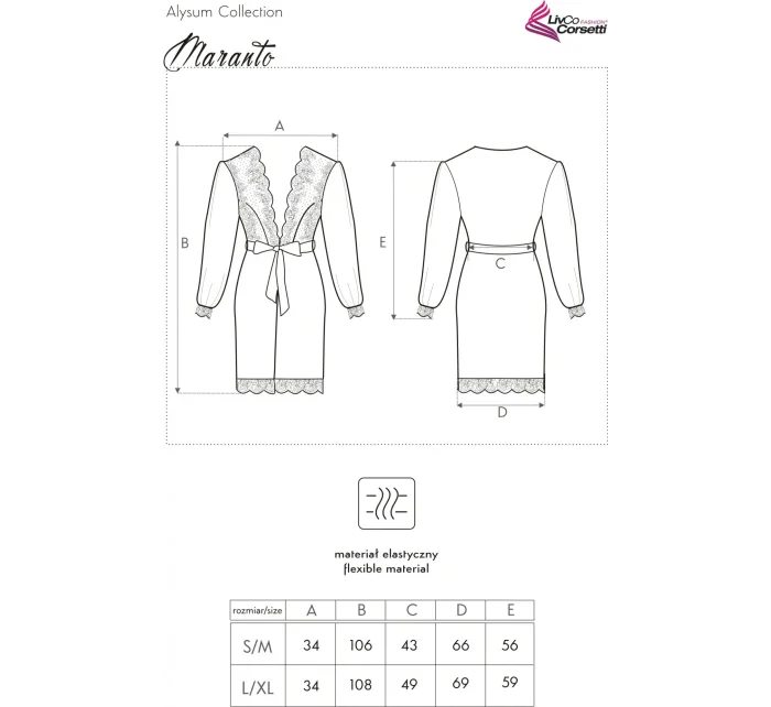 Dámský župan model 17580799 - LivCo Corsetti