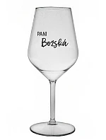 PANI BOŽSKÁ - priehľadný nerozbitný pohár na víno 470 ml