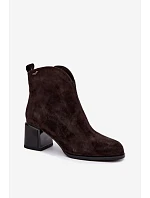 Boty na podpatku model 231630 Step in style Boty na podpatku model 231630 Step in style