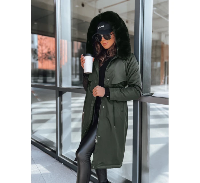 Dámská zimní bunda parka green Dstreet model 21971489 - FashionStreet