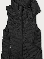 Dámská tenká prošívaná vesta se stojáčkem černá (16M9063-392)