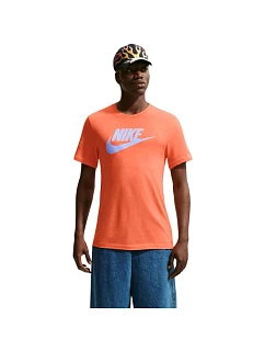 Pánské tričko Nike Nsw Tee Icon Futura, oranžové, AR5004 835